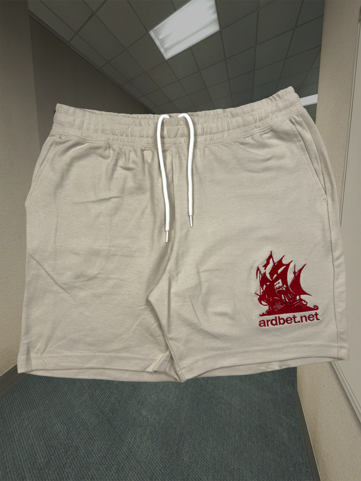 Embroidered Logo Lounge Shorts