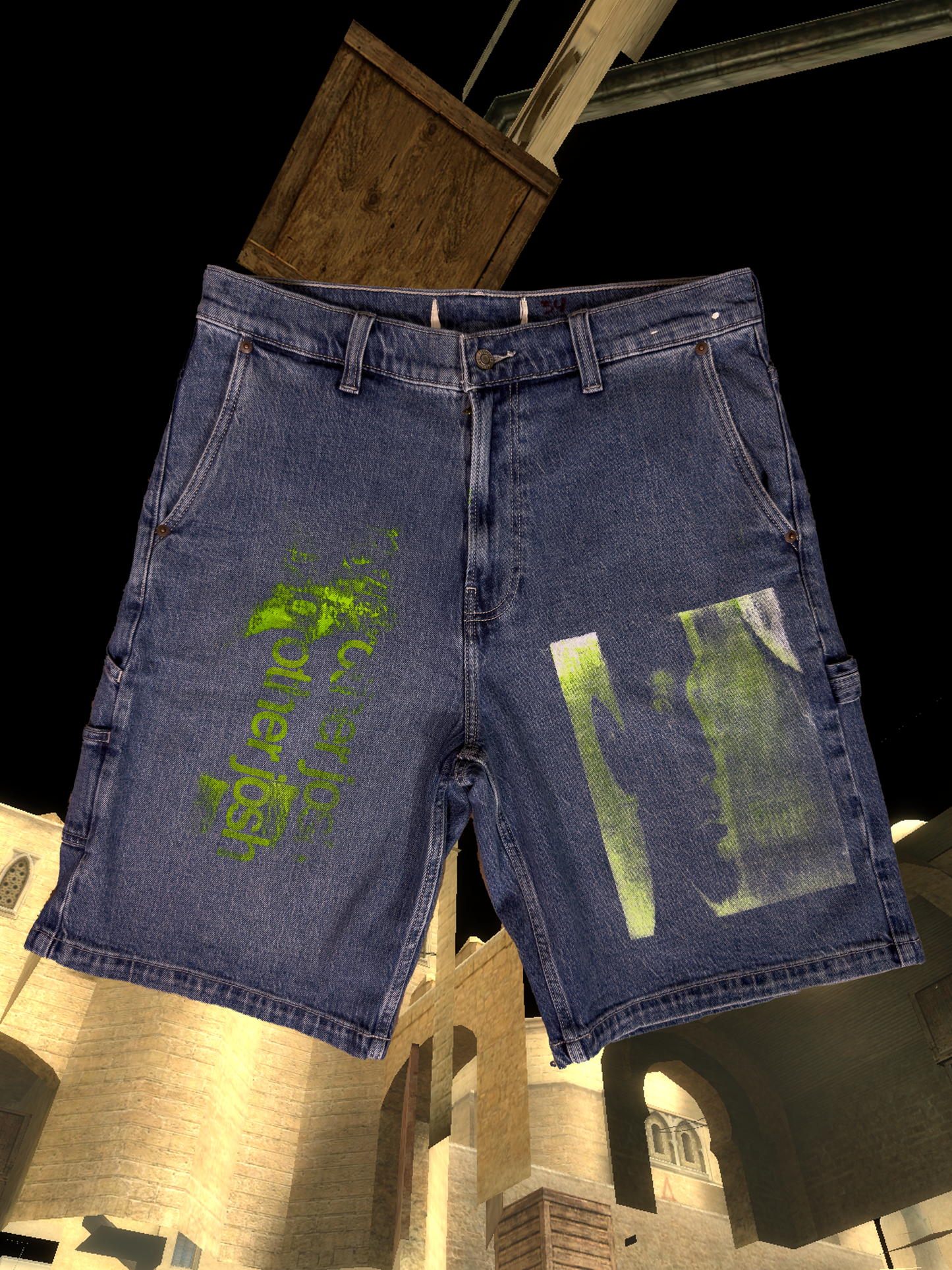 W34 Baggy Jort