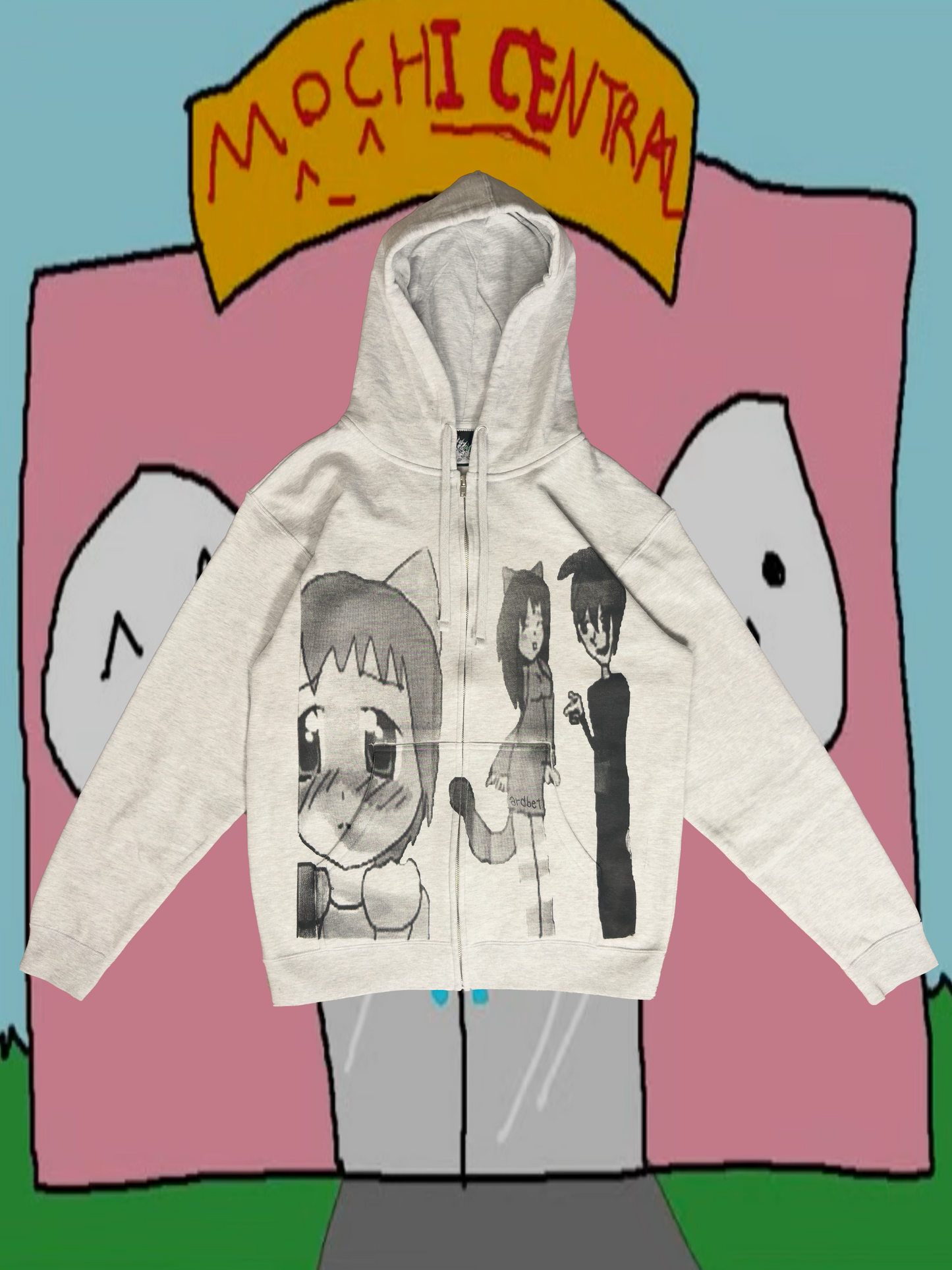 "Jealousy" zip-up jacket