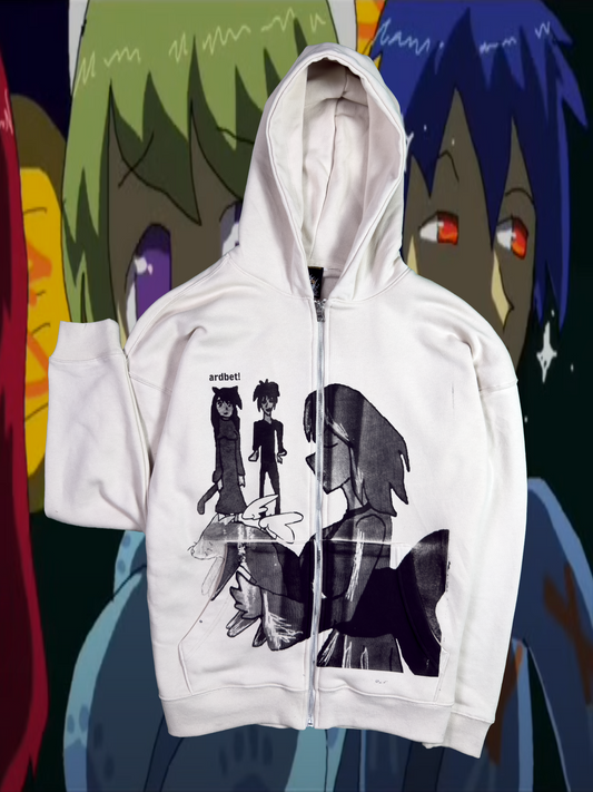 "Silence" zip-up jacket
